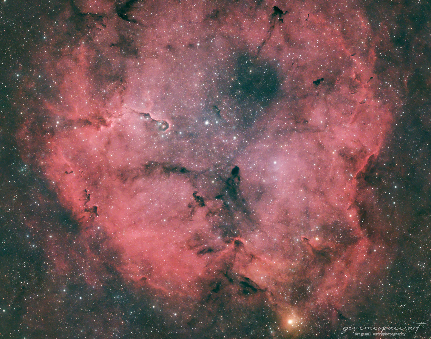 14x11" Elephant's Trunk Nebula Framed Print