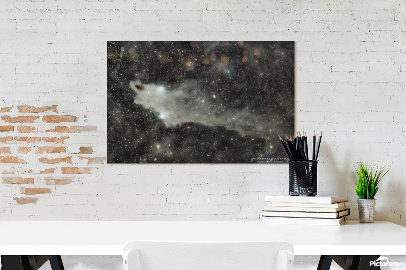 Shark Nebula Metal Plaque