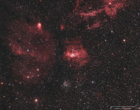 14x11" Bubble Nebula Framed Print