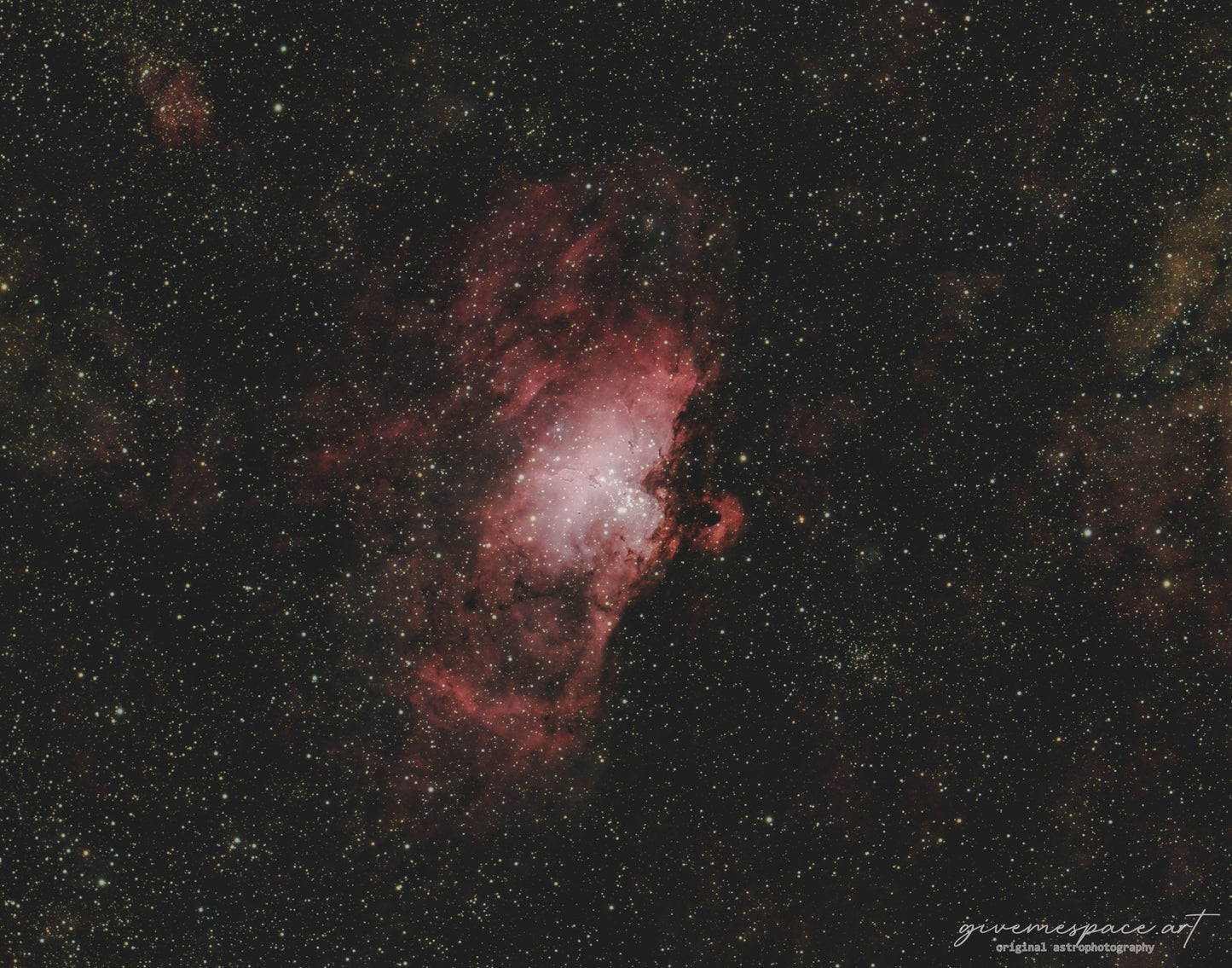 14x11" Eagle Nebula Framed Print