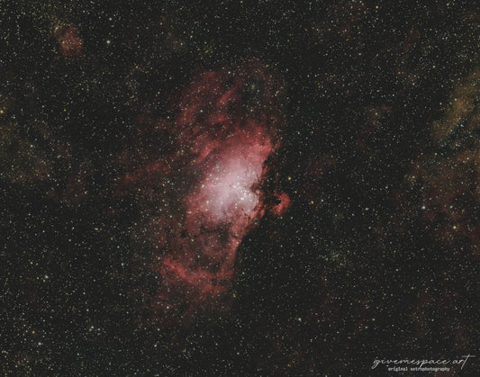 14x11" Eagle Nebula Framed Print