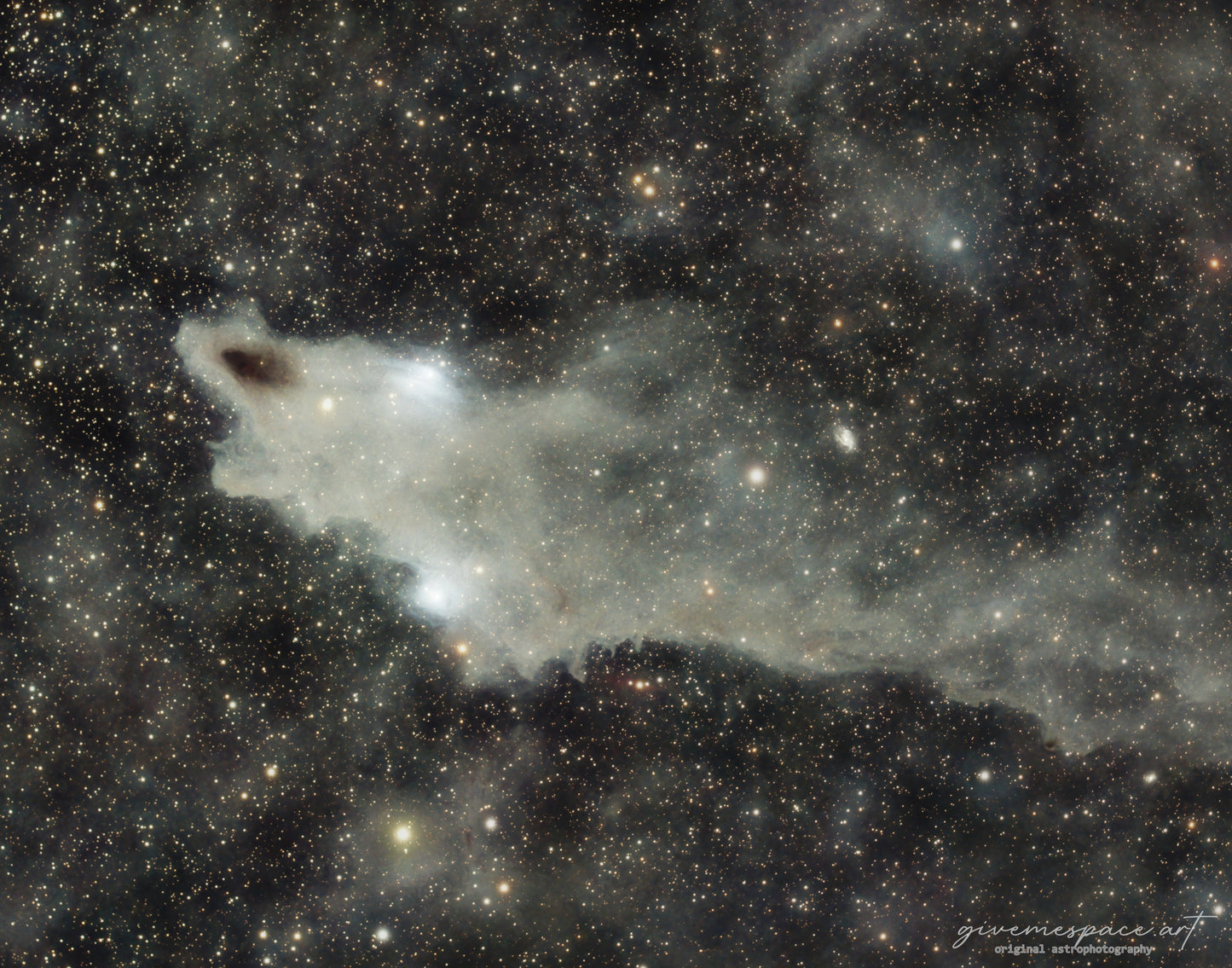 14x11" Shark Nebula Framed Print