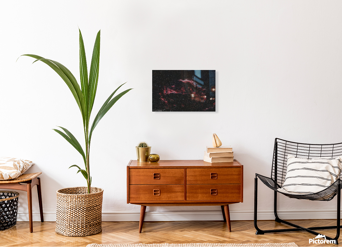 Western Veil Nebula Metal Plaque